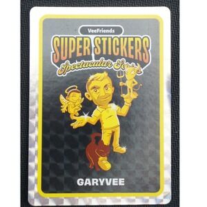 VeeFriends Super Stickers Spectacular Series GaryVee Gold Base